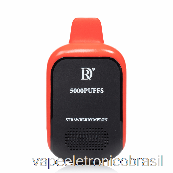 Vape Recarregável Death Row Qr5000 Descartável Morango Melão